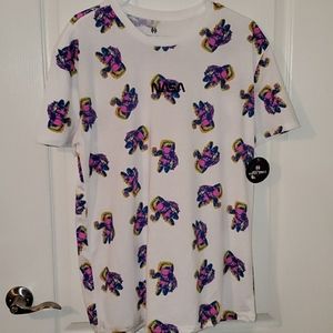 Hyper space mens shirt sz. Large Y2K